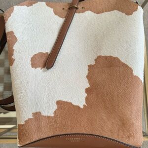 Tory Burch Rowan Calf Hair Bucket Bag, Used Twice, Stunning!